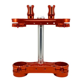 Segunda imagem do produto Mesa de Guidão Ktm 150 250 300 350 450 500 Exc Excf 24/27 Completa Rezzy Laranja