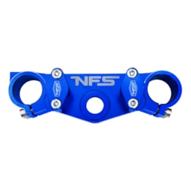 Segunda imagem do produto Mesa Superior de Guidão Crf 250f 22mm Baixa Nfs Racing Azul