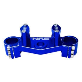 Mesa Superior de Guidão Crf 250f 22mm Baixa Nfs Racing Azul