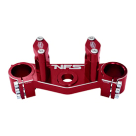 Mesa Superior de Guidão Crf 250f 28mm Alta Nfs Racing Vermelho