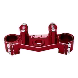 Mesa Superior de Guidão Crf 250f 28mm Baixa Nfs Racing Vermelho