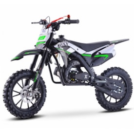 Mini Moto Mxf Ferinha 49cc - Partida Elétrica Verde