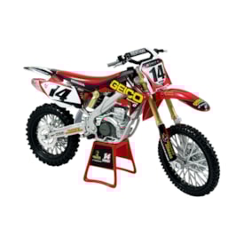 Miniatura Réplica Crf 450r Kevin Windham #14 NewRay Escala 1:12