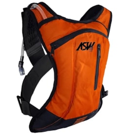 Mochila Bolsa de Hidratação Asw H2O Tank Lite Laranja