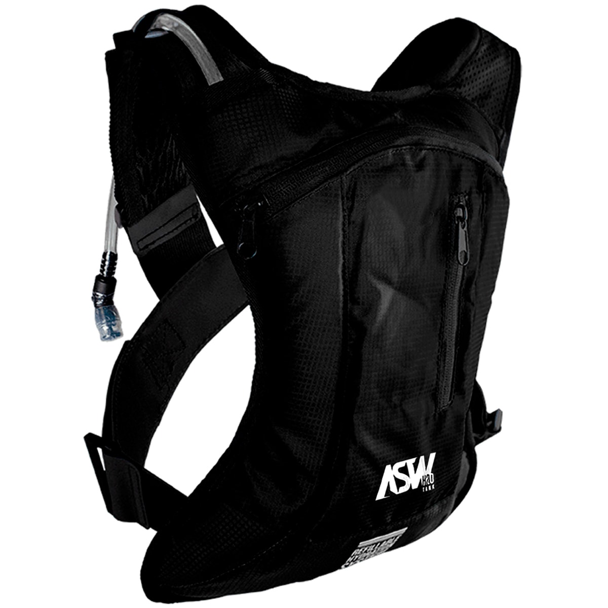 Mochila Bolsa de Hidratação Asw H2O Tank Lite Preto Branco