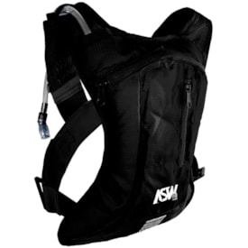 Mochila Bolsa de Hidratação Asw H2O Tank Lite Preto Branco