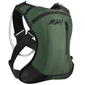 Mochila Bolsa de Hidratação Asw H2O Tank Lite Verde Escuro