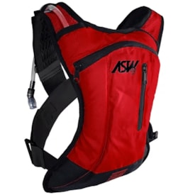 Mochila Bolsa de Hidratação Asw H2O Tank Lite Vermelho