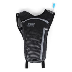 Mochila Bolsa de Hidratação Br Parts Circle 2 Litros Preto Cinza