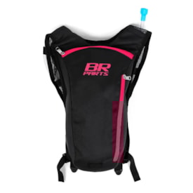 Mochila Bolsa de Hidratação Br Parts Classic 2 Litros Preto Rosa