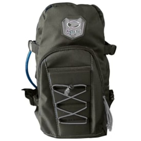 Mochila Bolsa de Hidratação Hss Cargo Preto Cinza