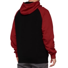 Segunda imagem do produto Moletom 100% Barrage Preto Vermelho