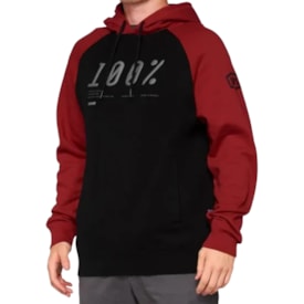 Moletom 100% Barrage Preto Vermelho