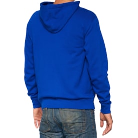 Segunda imagem do produto Moletom 100% Official Zip Azul