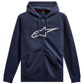 Moletom Alpinestars Ageless II Zip Hoodie Azul Cinza