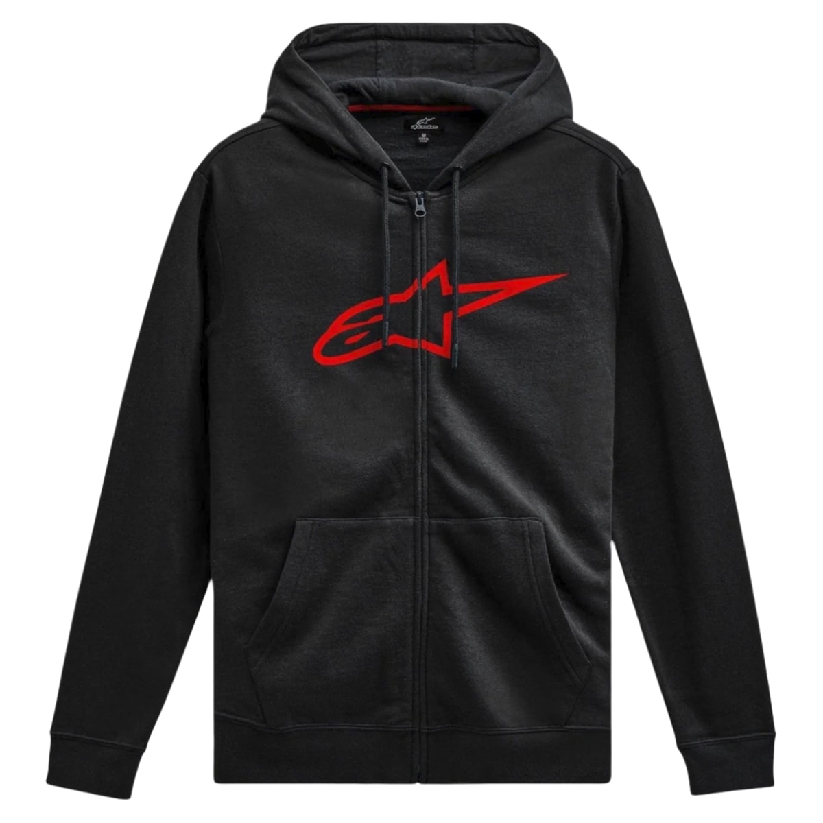 Moletom Alpinestars Ageless Zip V3 Hoodie Preto Vermelho