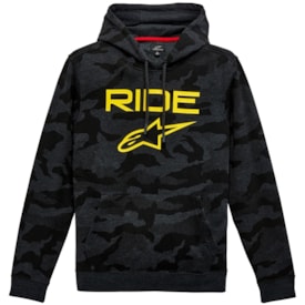 Moletom Alpinestars Area Hoodie Cinza Camo