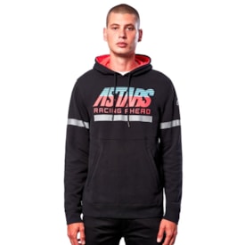 Segunda imagem do produto Moletom Alpinestars Club Hoodie Preto