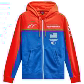 Moletom Alpinestars H-Block Hoodie Vermelho Azul