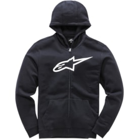 Moletom Alpinestars Infantil Ageless Preto Branco