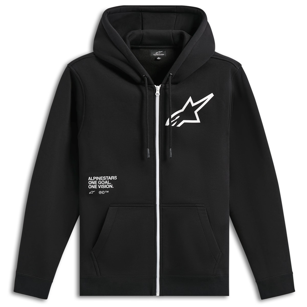 Moletom Alpinestars Transverse Zip Hoodie Preto