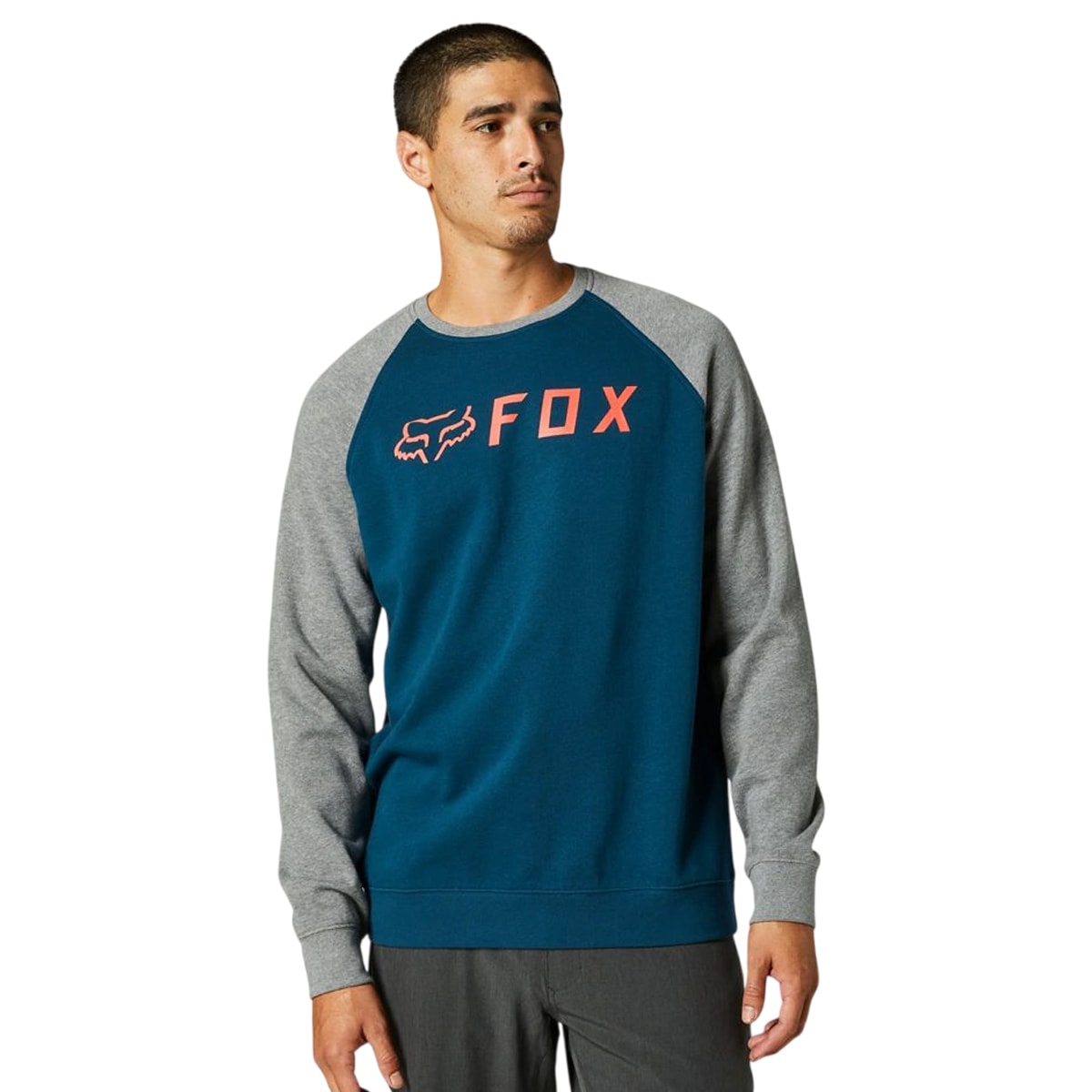 Moletom Fox Apex Crew Azul