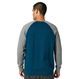 Segunda imagem do produto Moletom Fox Apex Crew Azul