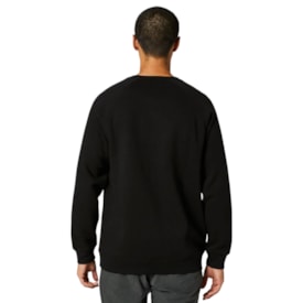 Segunda imagem do produto Moletom Fox Apex Crew Preto Branco