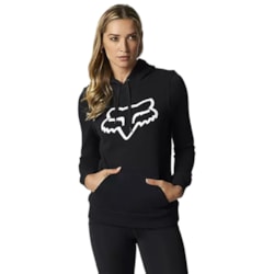 Moletom Fox Feminino Boundary Preto Branco