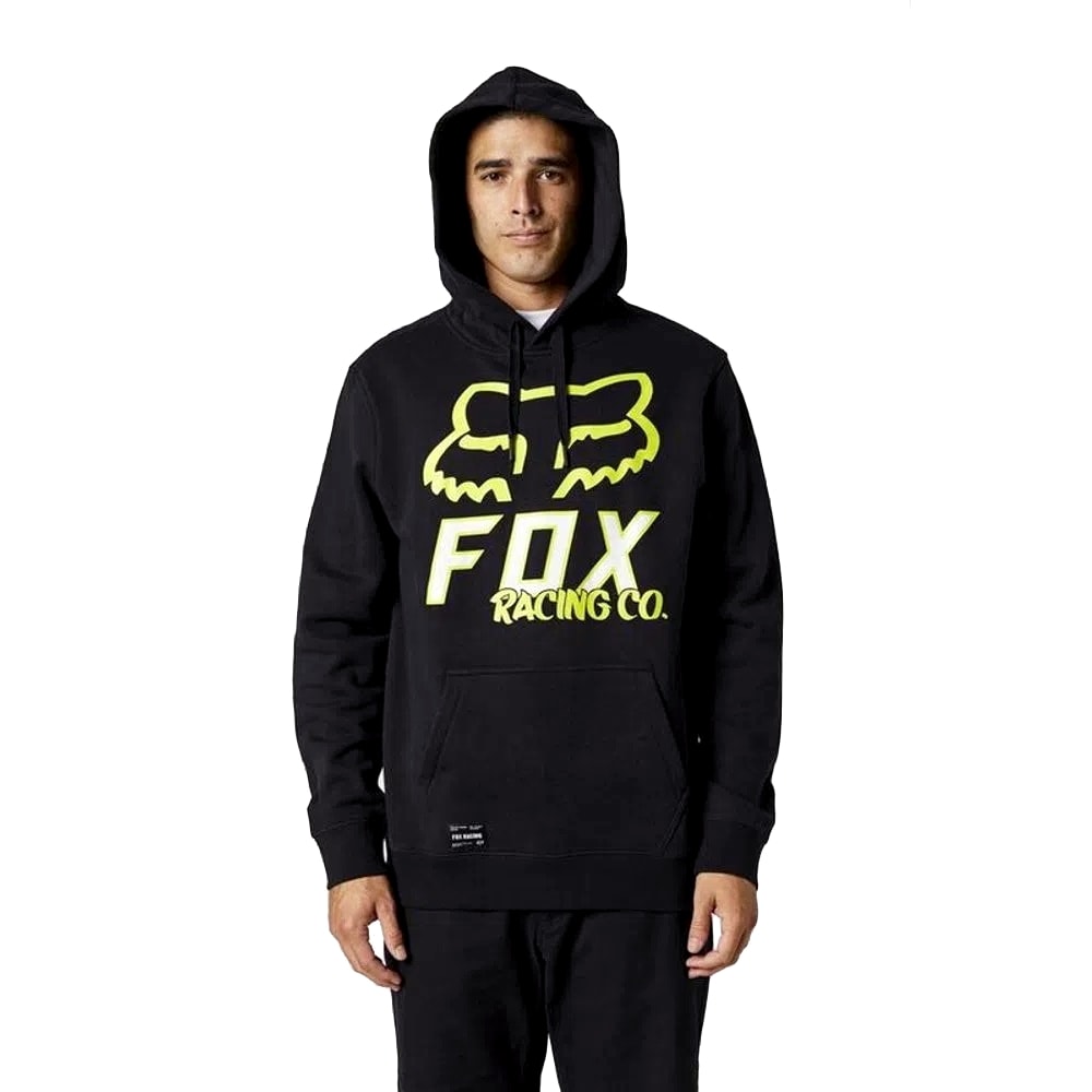 fox moto moletom com capuz