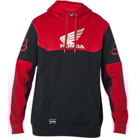 Moletom Fox Honda Preto Vermelho