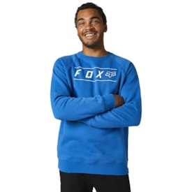 Segunda imagem do produto Moletom Fox Pinnacle Crew Azul