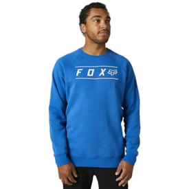 Moletom Fox Pinnacle Crew Sweatshirt Azul