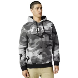 Moletom Fox Pinnacle Zip Hoddie Camo Preto
