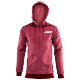 Segunda imagem do produto Moletom Leatt Premium Ruby Vermelho