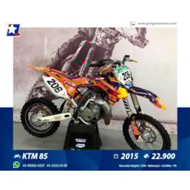 Moto Ktm Sx 85 2015 Semi Nova