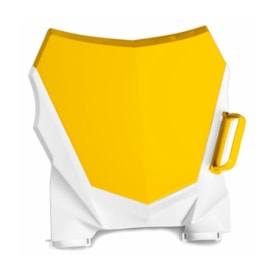 Number Plate Frontal Amx Duo Crf 230 Amarelo Branco