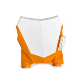 Number Plate Frontal Amx Duo Crf 230 Laranja Branco