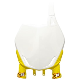 Number Plate Frontal Circuit Future Branco Amarelo