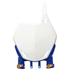 Number Plate Frontal Circuit Future Branco Azul