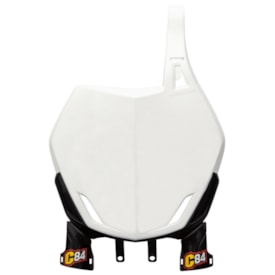 Number Plate Frontal Circuit Future Branco Preto