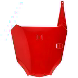 Number Plate Frontal Crf 250f - Crf 300f Amx F21 Vermelho