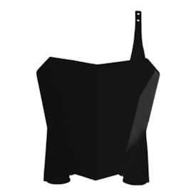 Number Plate Frontal Crf 250f - Crf 300f Biker F1rst + Passa Cabo Preto