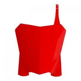 Number Plate Frontal Crf 250f - Crf 300f Biker First + Passa Cabo Vermelho