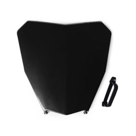 Number Plate Frontal Crf 250f - Crf 300f Biker Next + Passa Cabo Preto