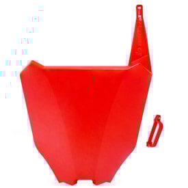 Number Plate Frontal Crf 250f - Crf 300f Biker R1de + Passa Cabo Vermelho