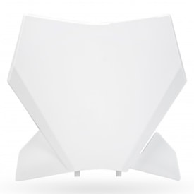 Number Plate Frontal Ktm 150 250 300 350 450 Exc Excf 24/26 Ufo Branco