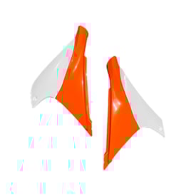 Number Plate Lateral Crf 230 Amx Select Branco Laranja