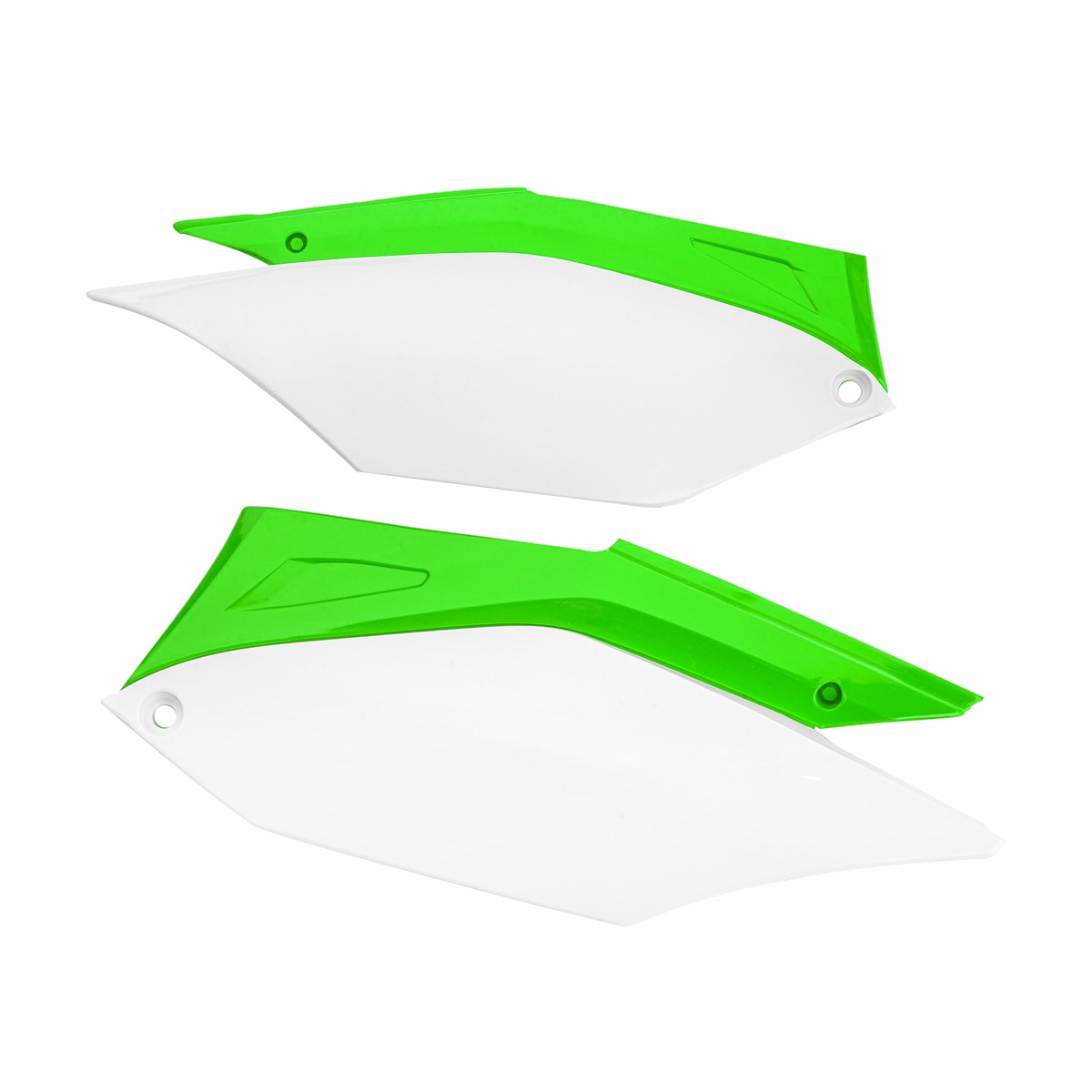 Number Plate Lateral Crf 250f Amx Branco Verde