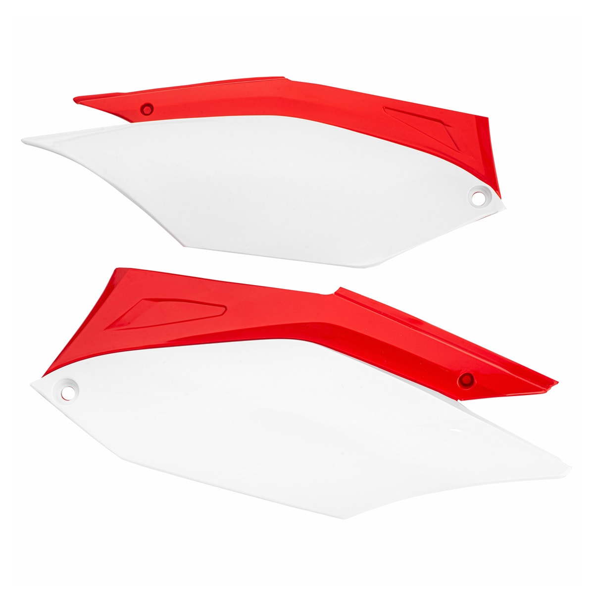 Number Plate Lateral Crf 250f Amx Branco Vermelho